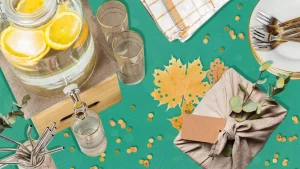 Eco-friendly event products for parties